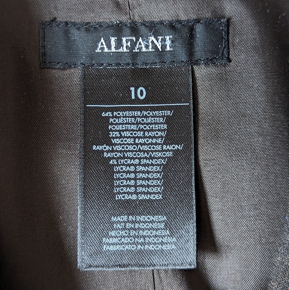 Womens Alfani Brown Blazer Jacket in Sz 10 - Picture 2 of 7